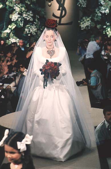 ysl wedding dress